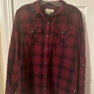 Magellan Outdoors Men's Red Plaid Shirt